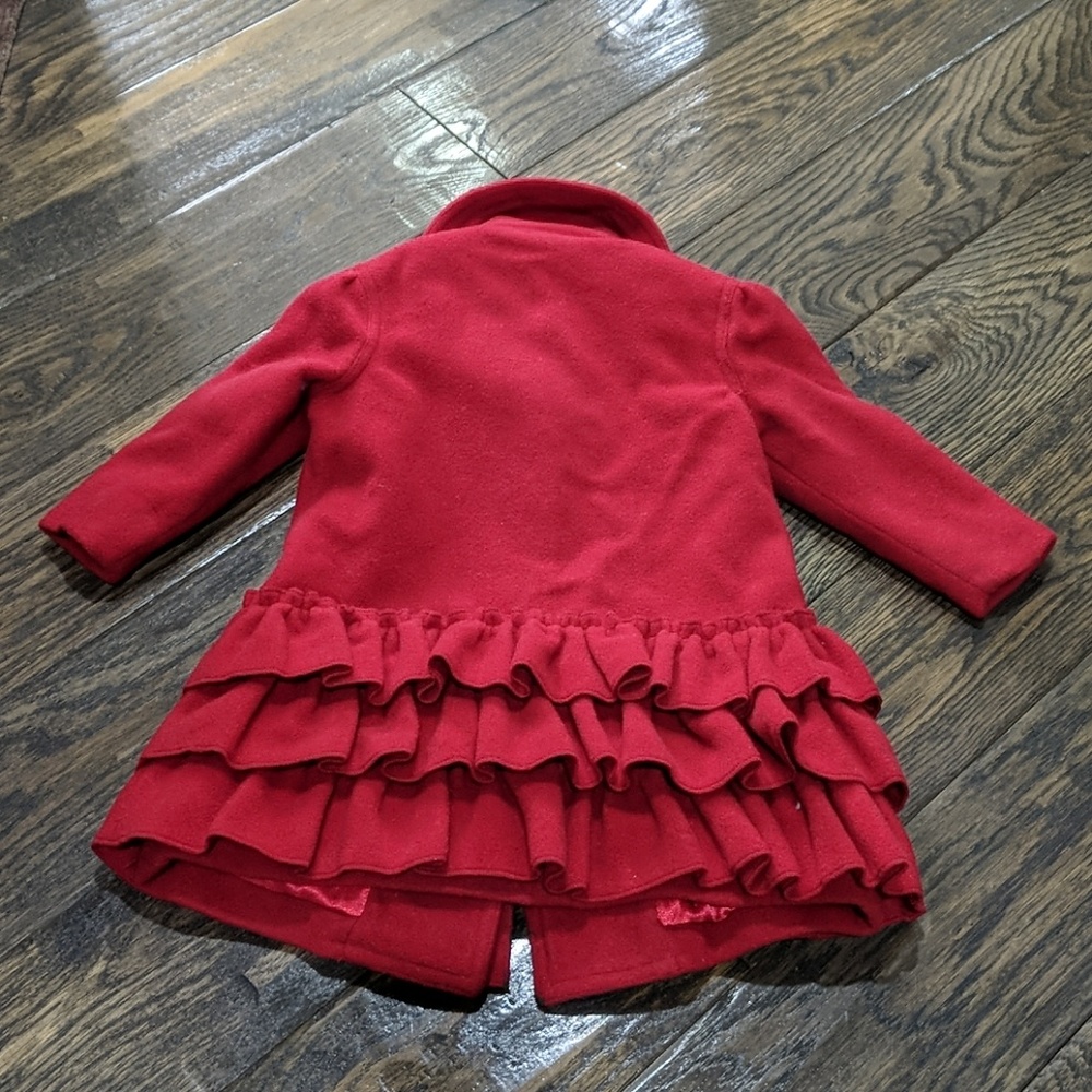 Hartstring Ruffle Winter Swing Coat - Picture 4 of 4
